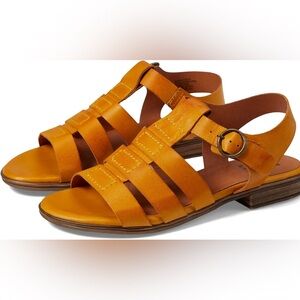 Miz Mooz Deborah ochre Strappy sandal size 40 NEW